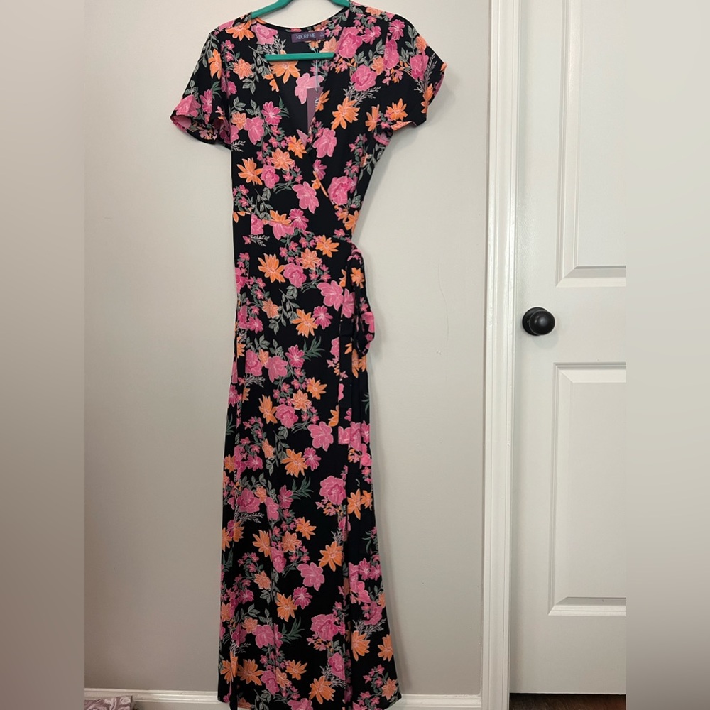 Floral Wrap dress.